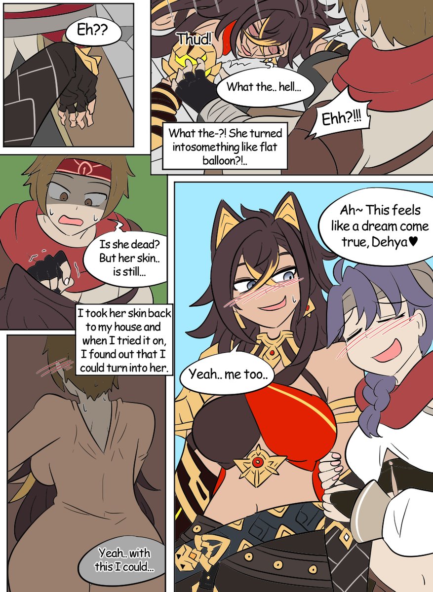 Vel on X: #GenshinImpact #TSF #Skinsuit It was a request from fanbox of  story with Dehya Skinsuit t.codR41jrGO67  X