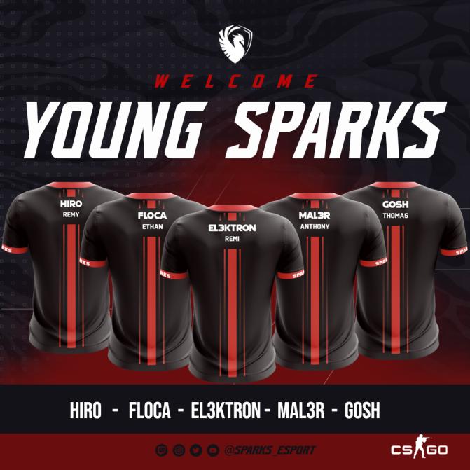 sparks_esport's tweet photo. Parce que Sparks mise dans la jeunesse. 

Nous vous demandons d'accueillir comme il se doit nos Young Sparks !  😈

Ils officieront dans la saison ESEA à venir ! 🏆 https://t.co/nfpvPWxW8V