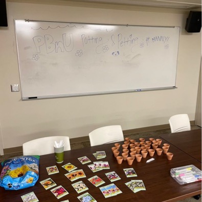umichmcsp's tweet photo. Here's a recap of MCSP's Mindful Monday event last week!

MCSP Students:
- Potted seeds to grow their own plants 🌱
- Sat down with our favorite therapy dog, Manny 🐾

We hope you had lots of fun! https://t.co/QrAzRset4C