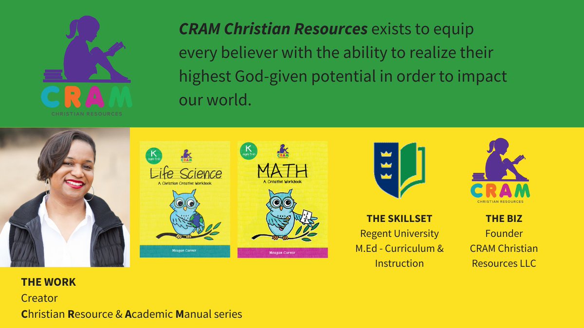 CRAM4Kidz's tweet photo. @CRAM4Kidz we equip NEW BELIEVERS in realizing their highest potential thru God's Word!

We do this by:
- Amplifying YOUR inherent God-gift
- Being intentional about GODLY behavior
- Understanding BIBLICAL foundations

#believe #love #faith #jesus #god #bible #motivation https://t.co/BRuqgyVoac