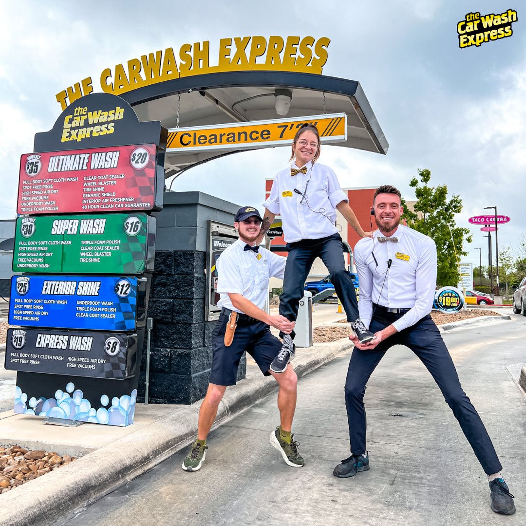 thecarwashexp's tweet photo. Meet the Official Cheer Team for the Car Wash Express. GOOOOOO Team Express! 

#carwash #expresswash #cleancar #cheer #cheerteam #sanantonio #thecarwashexpress https://t.co/KLqyxnUDZh