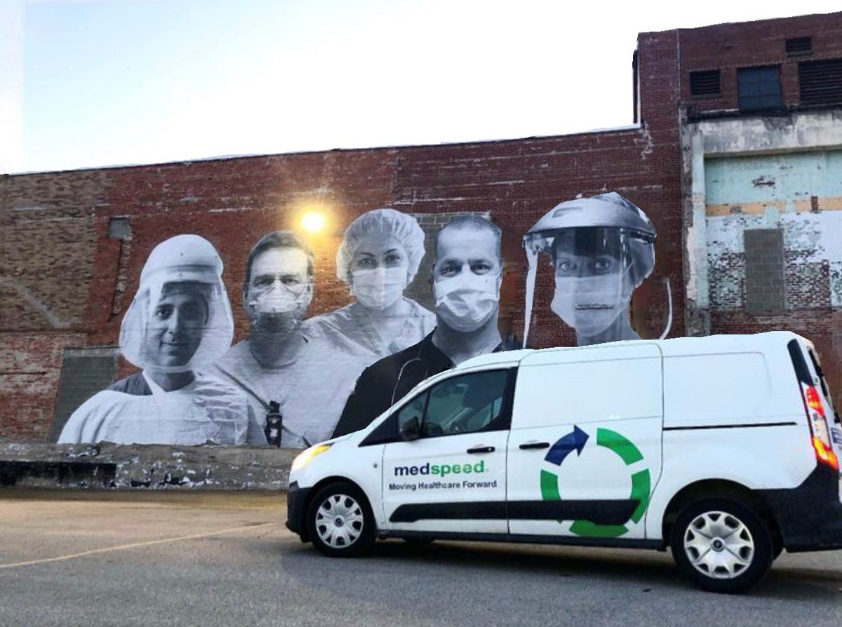 MedSpeed's tweet photo. One of our MedSpeeders captured these incredible shots of a mural while on the road. Thanks for sharing! #MedSpeeders #healthcare https://t.co/0EntZM7Tci