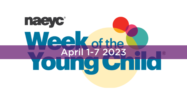 NYS_ECLC's tweet photo. The ECLC is proud to participate in NAEYC’s 2023 Week of the Young Child® celebration from April 1-7, 2023! This national event celebrates early learning, young children, their teachers, and their families. #ECLC #WOYC
Learn more at: https://t.co/2N5QFPHgPr https://t.co/OFCULbr4aT