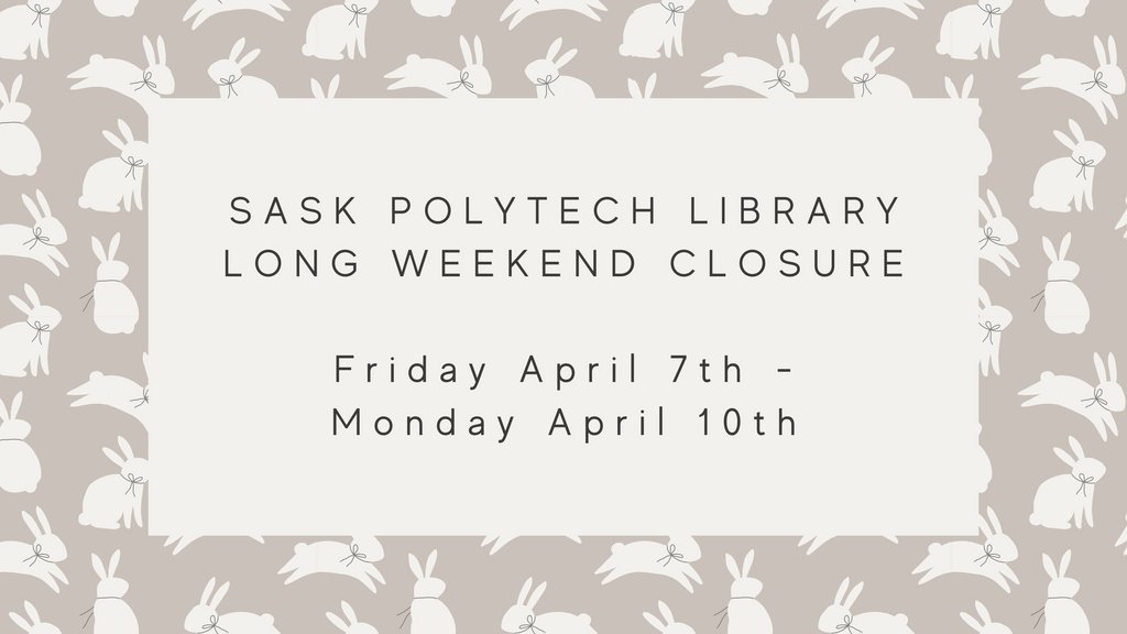 Sask Polytech Library tweet media