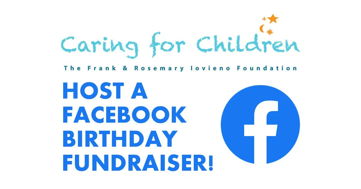 caringfchildren's tweet photo. Could you create a birthday fundraiser? 

1. Create a post on FB &amp; click the 3 dots. 
2. Choose Raise Money option &amp; search for "Frank Iovieno Caring for Children." 
3. Compose your message &amp; click post.

The money you raise is automatically sent to us! Thank you in advance! https://t.co/cabc6DbMLe