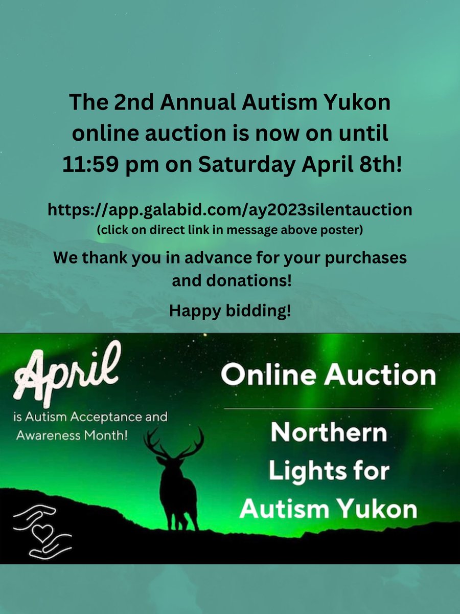 The online silent auction is OPEN!

Click here to check it out ➡️ app.galabid.com/ay2023silentau…