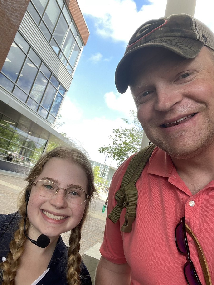 Checking out colleges with my son and check out who this former Pennington student is for our tour guide at University of North Florida!#pbjays <a href="/UNFSwoopSquad/">UNF Swoop Squad</a>