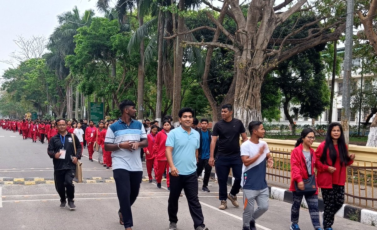 GUCampusNSSUnit's tweet photo. Walkathon, NE NSS Festival 2023 Day5. @_NSSIndia @BimalBorah119 @CMOfficeAssam @DIPAKKU93471047 @nss_rdguwahati @NisithPramanik https://t.co/0aYOteQDSB