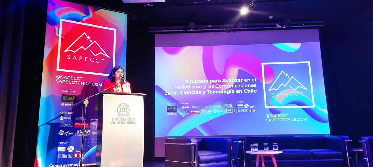 SAPeCCT Chile (@sapecct) on Twitter photo Empezamos con presentaciones de las "Opciones de formación en periodismo científico y comunicación de la ciencia en Chile" donde se mostró los distintos diplomados y postítulos disponibles en Chile para la formación de divulgadores científicos, espacio moderado por <a href="/terepaz/">Teresa Paz Vernal</a> Empezamos con presentaciones de las "Opciones de formación en periodismo científico y comunicación de la ciencia en Chile" donde se mostró los distintos diplomados y postítulos disponibles en Chile para la formación de divulgadores científicos, espacio moderado por <a href="/terepaz/">Teresa Paz Vernal</a>