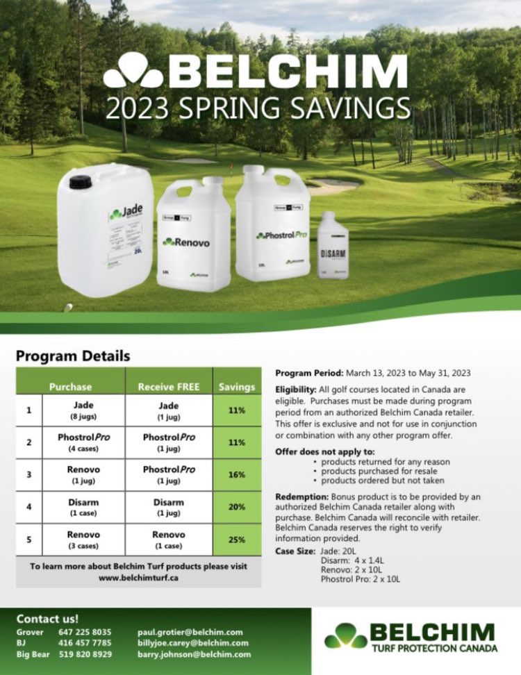 Belchim Turf Protection Canada tweet media