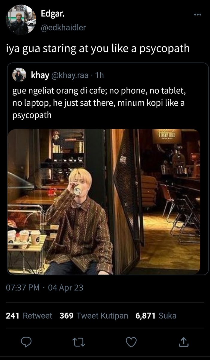 BeauteFillez's tweet photo. coffee 

a jaehyun alternate universe 
by BeauteFillez https://t.co/Wb3u0Z1MR9