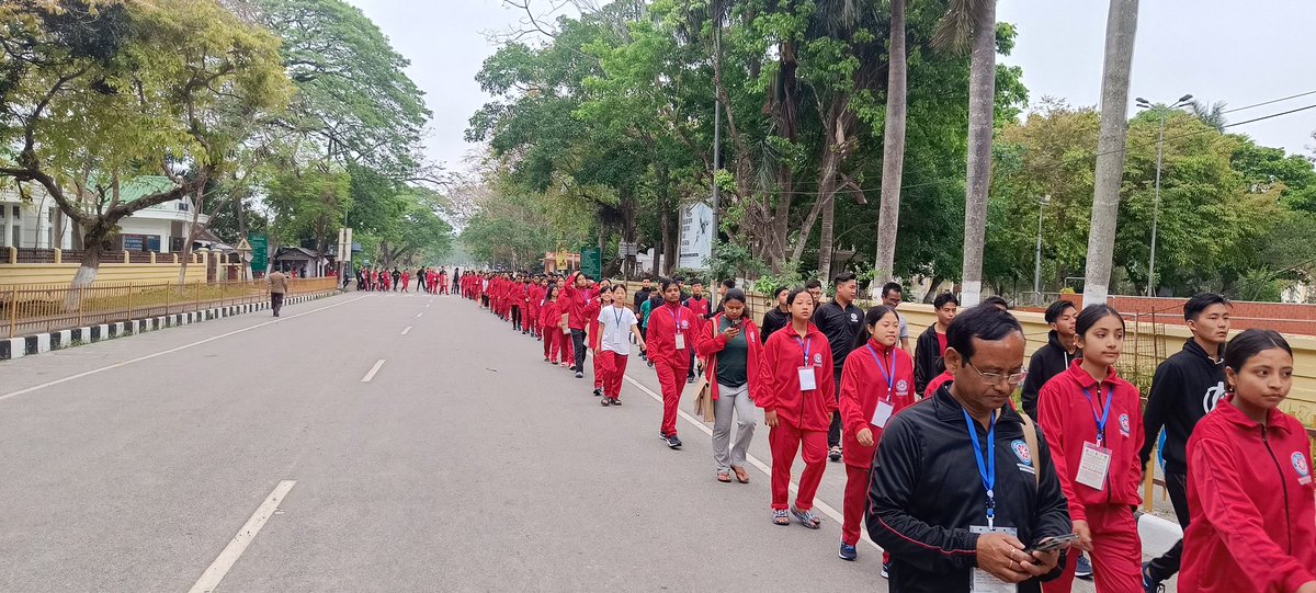 GUCampusNSSUnit's tweet photo. Walkathon, NE NSS Festival 2023 Day5. @_NSSIndia @BimalBorah119 @CMOfficeAssam @DIPAKKU93471047 @nss_rdguwahati @NisithPramanik https://t.co/0aYOteQDSB
