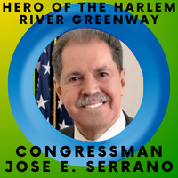 HarlemRiverWG's tweet photo. Congressman Jose E. Serrano was 1st supporter & funder of our Greenways in the Bronx. @RepJoseSerrano provided the 1st federal funding to @BxRiverAlliance & @HarlemRiverWG to create our greenways & coalitions. @RepJoseSerrano also funded #High_Bridge NYC's Oldest Standing Bridge https://t.co/uP0iRbQ9gB