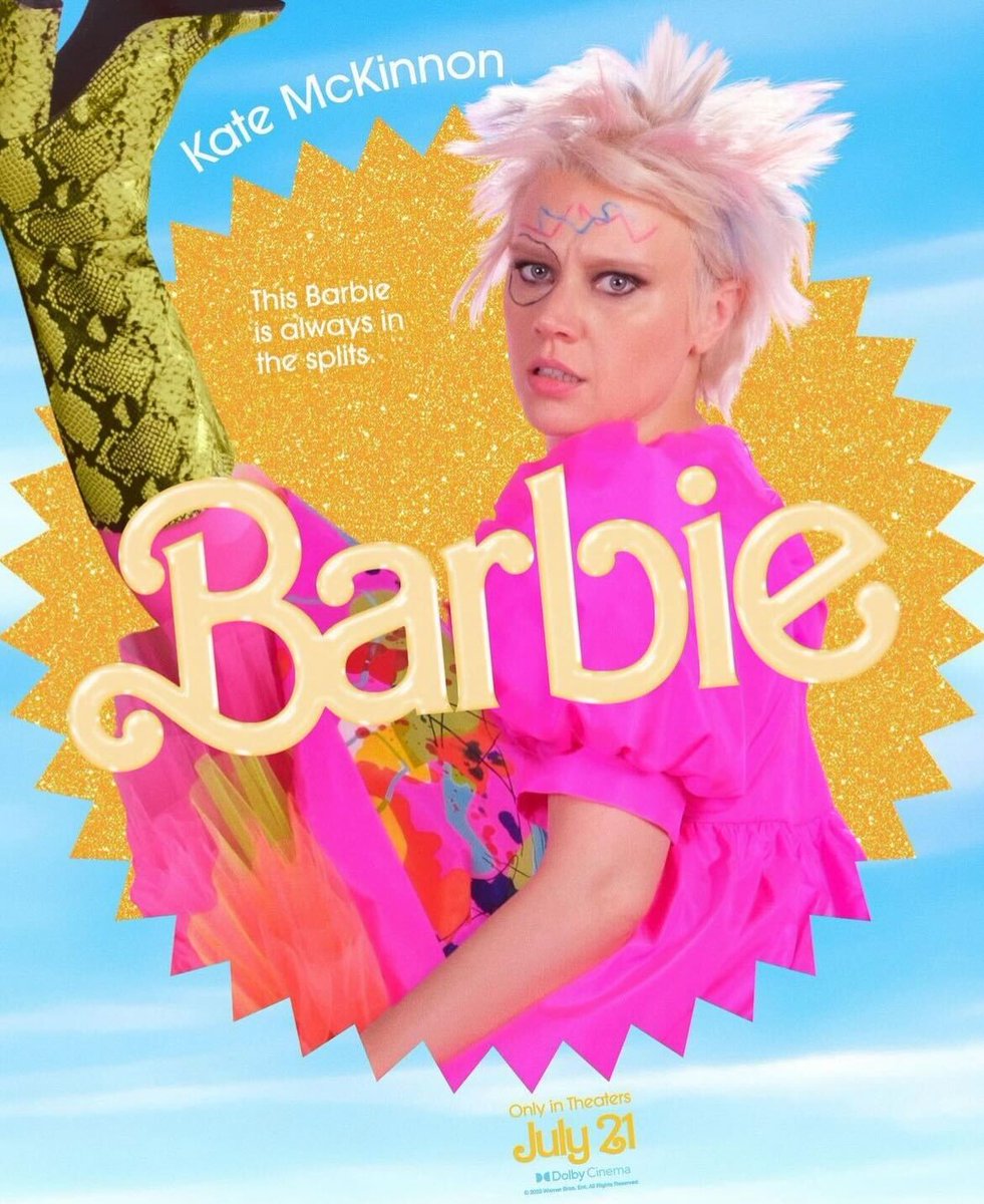 apparat Melting ganske enkelt The Hollywood Reporter on Twitter: "The new #BarbieMovie posters include  Kate McKinnon as a broken #Barbie and Dua Lipa as a mermaid  https://t.co/ksrryH7Gbb" / X