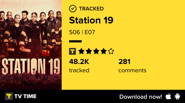 take_ila's tweet photo. I've just watched episode S06 | E07 of Station 19! https://t.co/TJcsYcQPgL #tvtime https://t.co/WjNbSGcRa3