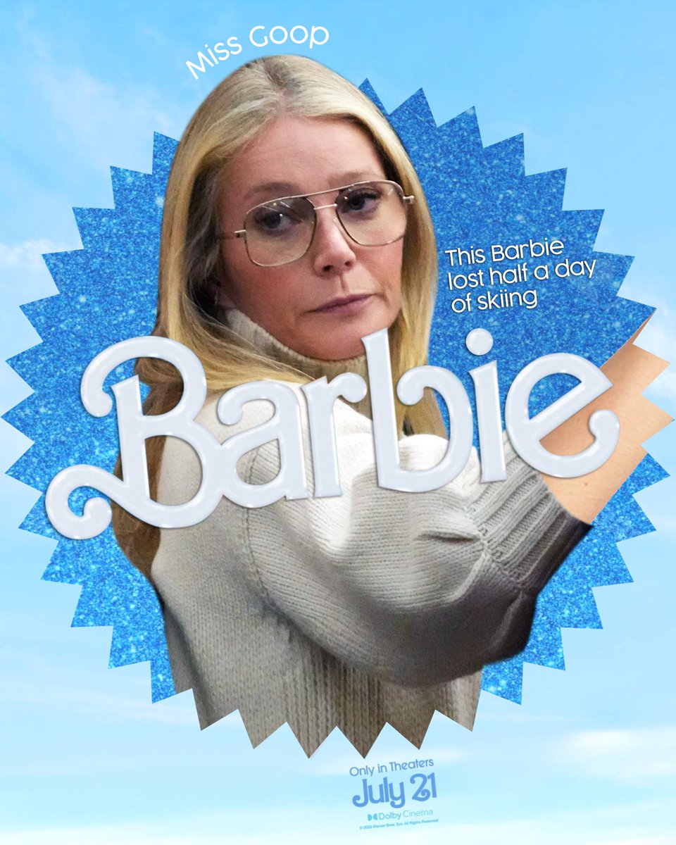 SaintHoax's tweet photo. don't ski into her f**king back #Barbie https://t.co/a3pc9yBwi7