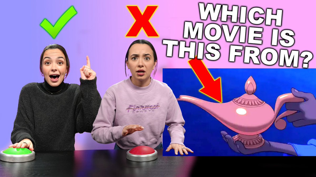 Sooo… we did a Disney Movie Challenge for today’s video and it was super fun… play along and see how well you know Disney movies 🤔 youtu.be/wEONJFVw-y4