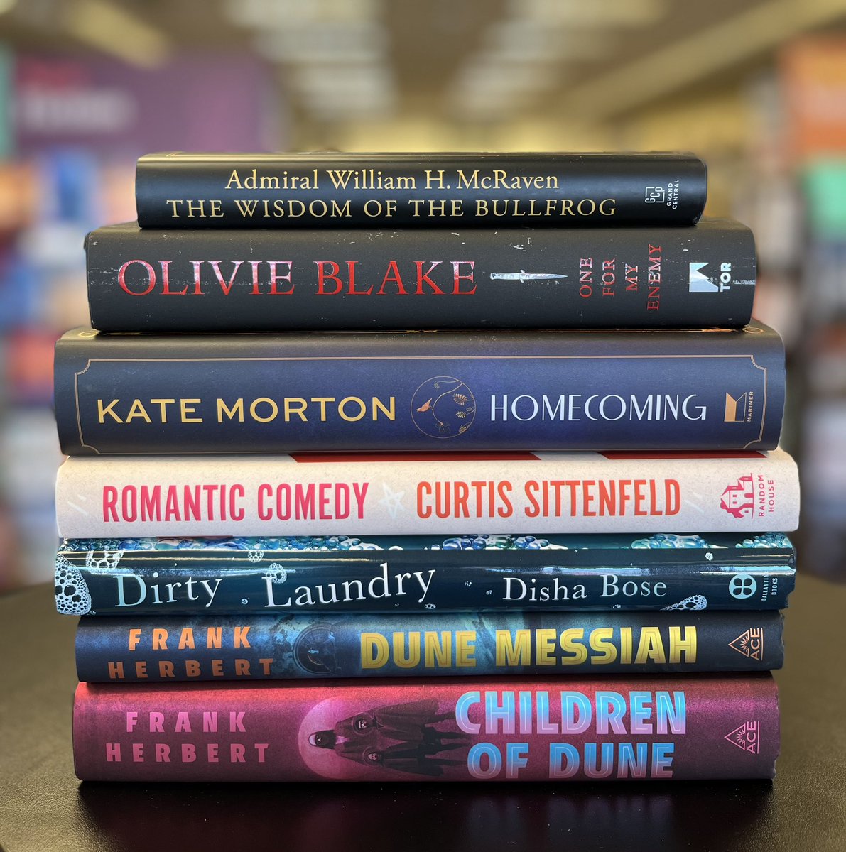 #NewReleaseTuesday with new special editions of the Dune sequels as well as new releases from @OlivieBlake and #KateMorton ! Get them while they’re hot 🔥📚