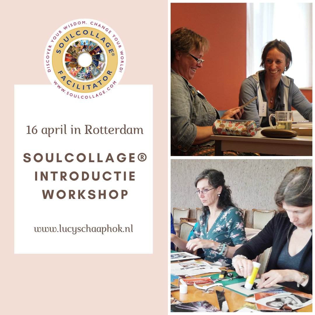 lucyschaaphok's tweet photo. Ontdek je innerlijke rijkdom
Ontdek je wat SoulCollage® is en hoe je het kunt toepassen in je leven.
Na deze dag kun je thuis verder aan de slag met het verder bouwen aan jouw blauwdruk.

Meld je hier aan: https://t.co/v6ONSDpJ9s

#soulcollage #workshop #persoonlijkegroei

📷 https://t.co/UPIFAdXMHA