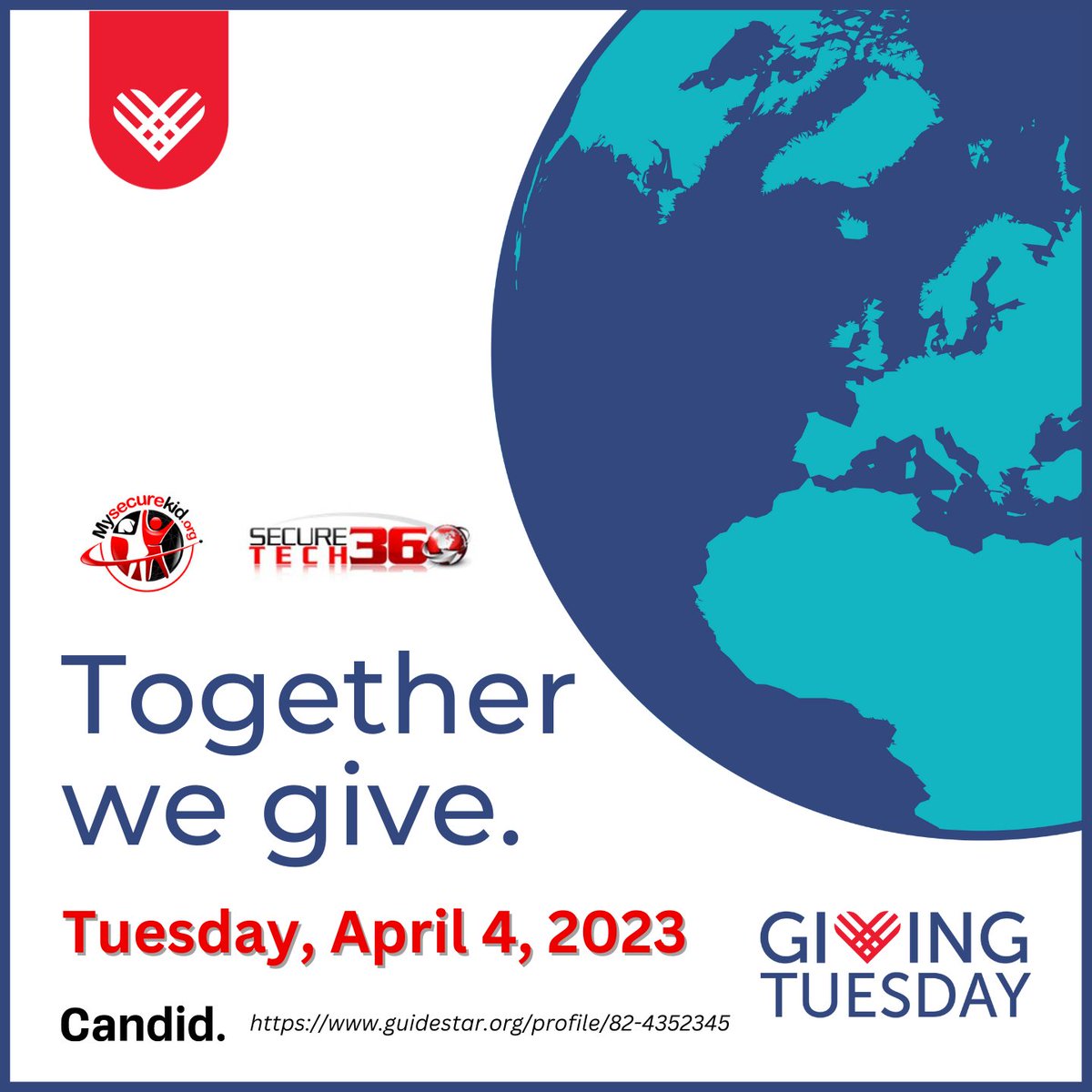 #WorldHealthDay is coming up! Your #GivingEveryTuesday challenge this week is to help prevent the spread of COVID-19 among our community members. Check out our #MySecureKid nonprofit profile to see the great work we do for our community. guidestar.org/profile/82-435….