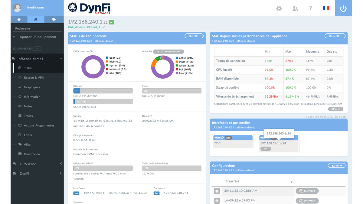 DynFi's tweet photo. With the help of DynFi Manager you can access the administration interface of all your firewalls such as #DynFiFirewall, #OPNsense, #pfSense, or other firewalls in one place https://t.co/N3kvc1nSBN #firewallmanager #DynFi #Cybersecurity https://t.co/o4cvKbb3pH
