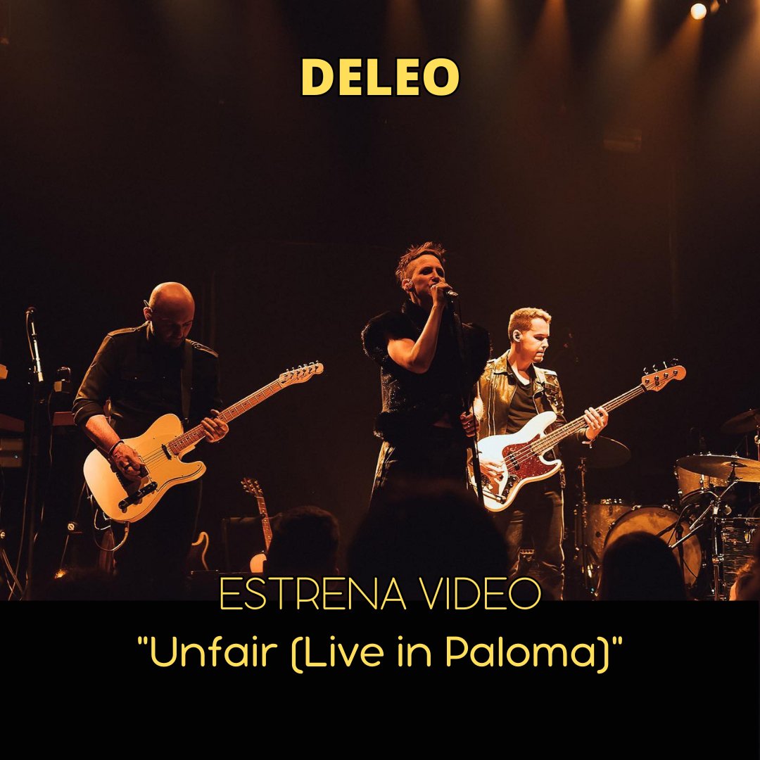 La banda francesa Montpelier, @Deleo_Officiel  , estrena un nuevo video 'Unfair (Live In Paloma).   
Puedes verlo en nuestro blog revistathe13th.blogspot.com/2023/04/video-…