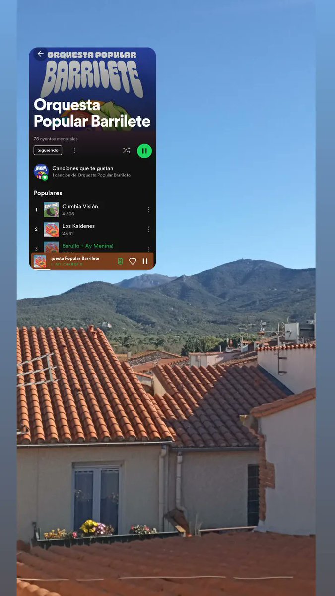 Aquí en Francia escuchando Orquesta P. Barrilete pibis. Que decirte...
