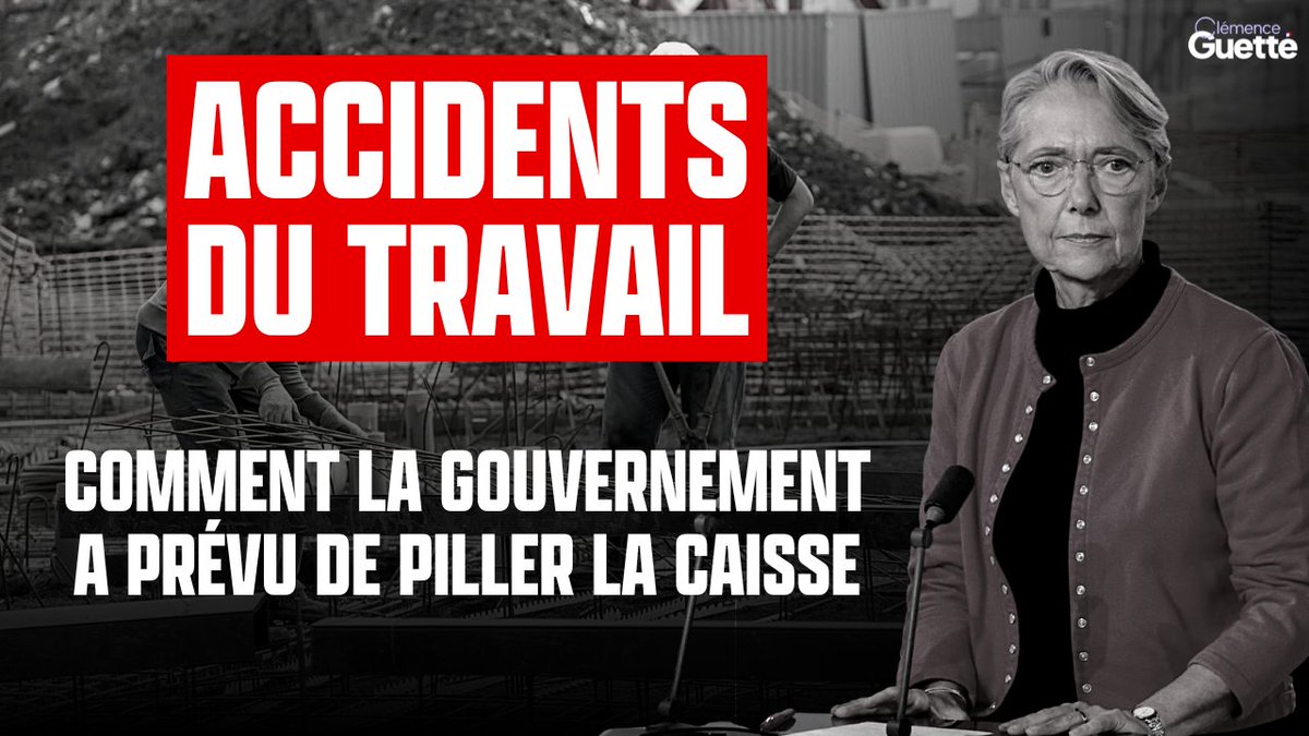 🚨 Réforme des retraites : La nouvelle magouille que le gouvernement veut faire passer en douce 🚨 Dans la version de la loi que le gouvernement a fait passer par 49.3, ils prévoient de prendre 700 millions d'euros dans la caisse des accidents du travail. Je vous explique 🧵 ⤵️