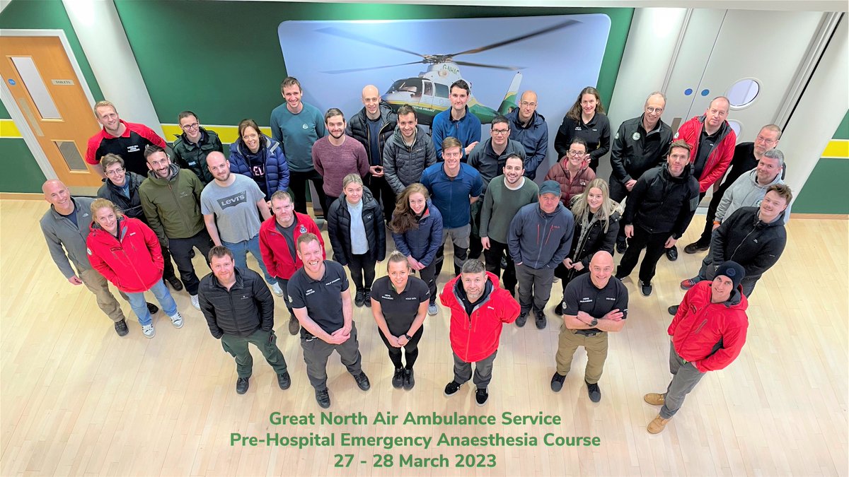 Excellent pre-hospital care course with <a href="/DrPhil1980/">Philip O'Donnell 💙</a> &amp; the <a href="/GNairambulance/">Great North Air Ambulance</a> team 
Professional, supportive &amp; thought provoking 
Thank you!