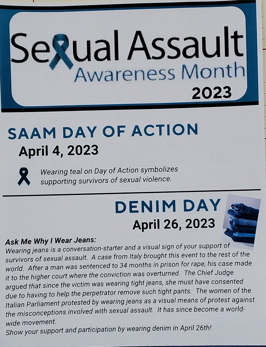 Lincoln County showing it's support of  sexual assault survivors, Sexual Assault Awareness Month, and our partners <a href="/DA18th/">18th Judicial District Attorney's Office</a> and <a href="/CCASAColorado/">Colorado Coalition Against Sexual Assault (CCASA)</a> on this Day of Action 2023.
#survivors #startbybelieving #SAAM2023