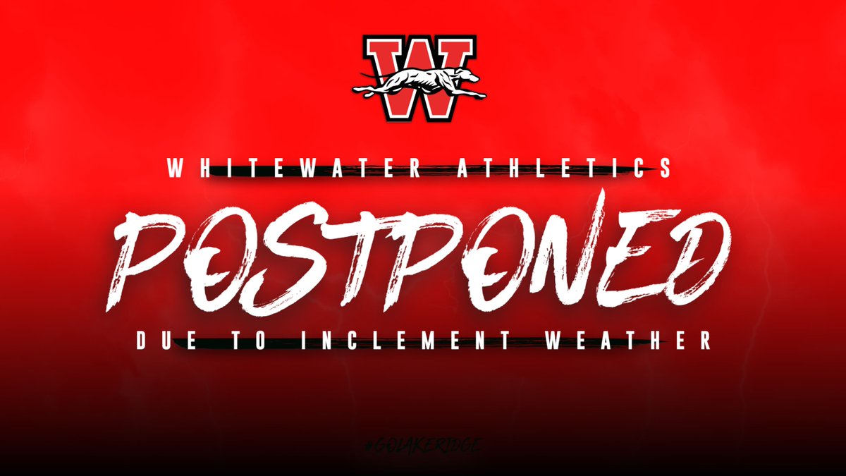 Mother nature isn't going to cooperate with us today.  Today's track meet and softball game have both been postponed.  The track meet will now be held on Tuesday, May 2nd.  The softball game will be played on Monday, May 15.  #1Family