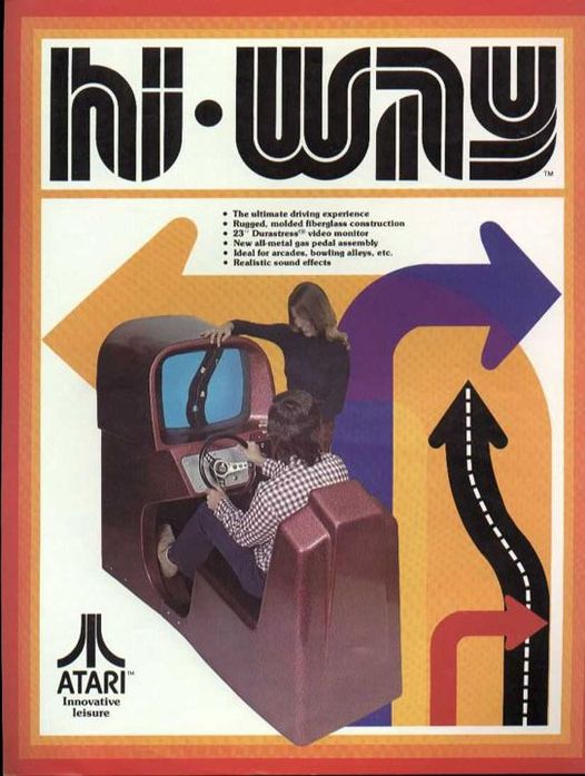 VingTroiSeize's tweet photo. #atari #arcade #HiWay #DrivingExperience #driving #videogames #retrogaming #80s #90s https://t.co/PnDMuAqX3N