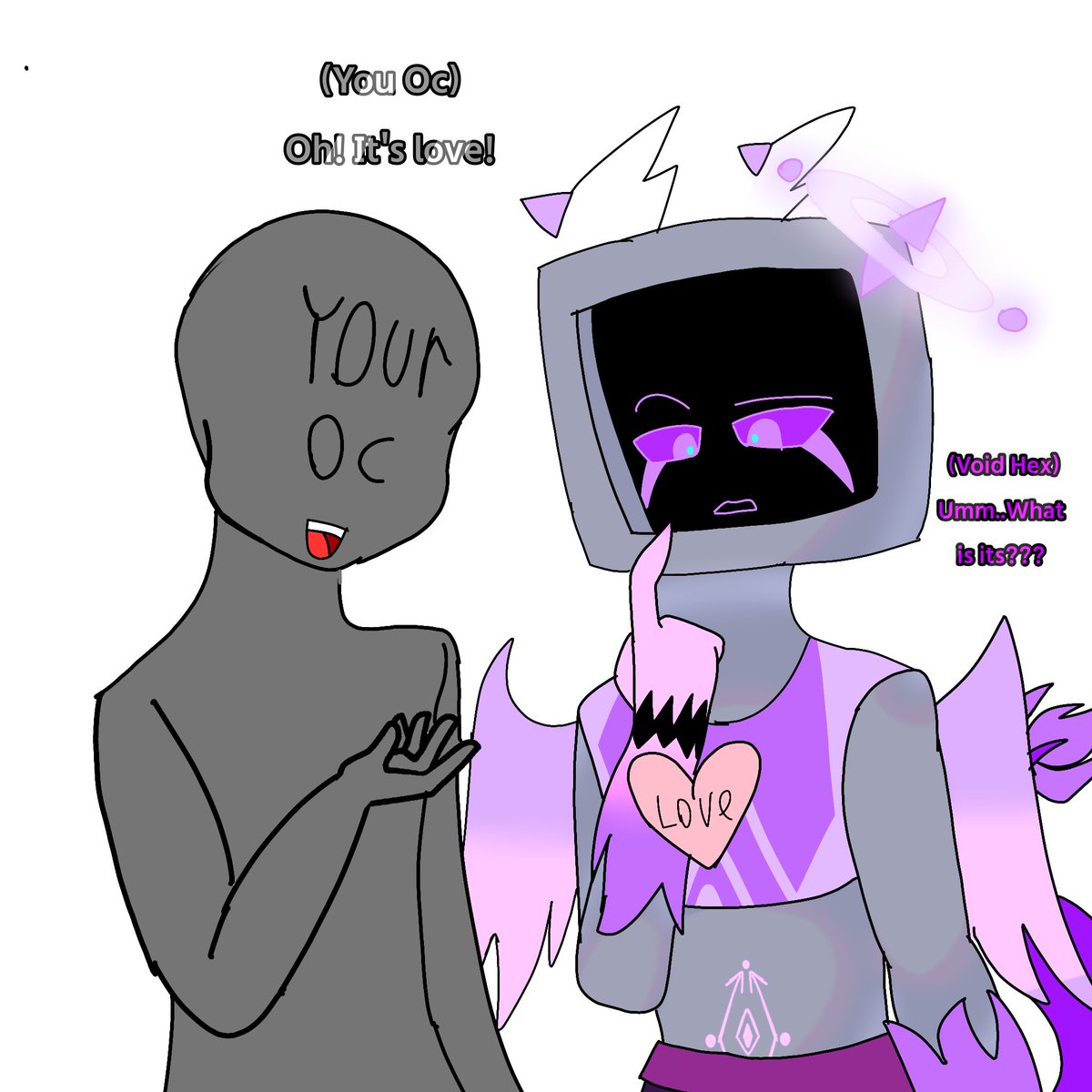 Varvara12985876's tweet photo. Void Hex and Your oc
#VoidHex #Void #HexFnf #FNFHex #HexVerse #Art https://t.co/91qkMRziQy