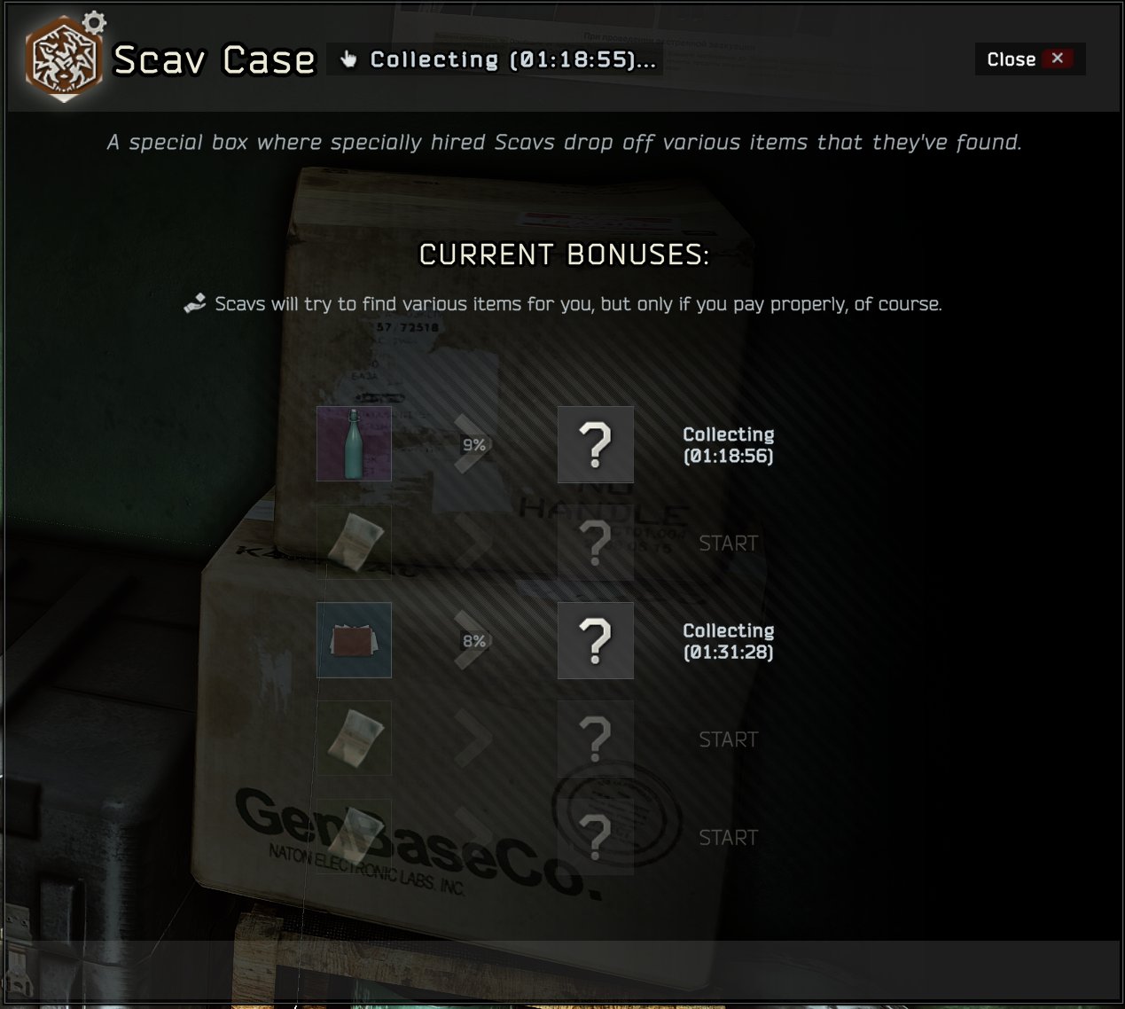Airwingmarine on X: &ldquo;You can still run two scav cases with Max 