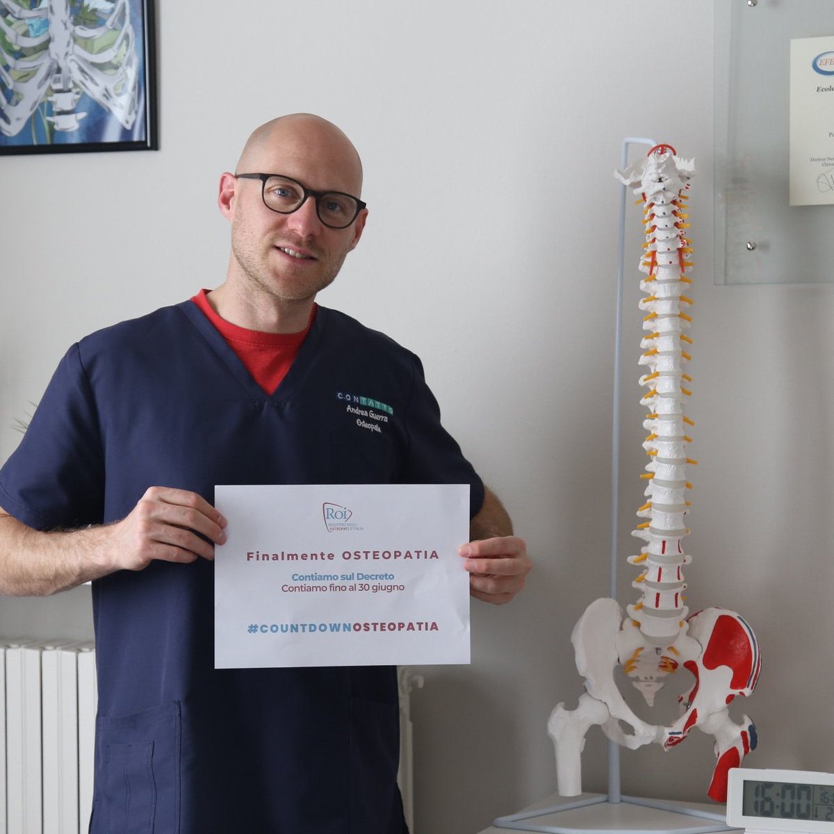 #COUNTDOWNOSTEOPATIA
Cittadini e Osteopati attendono da troppi anni.
<a href="/mur_gov_/">Ministero dell'Università e della Ricerca</a>
<a href="/BerniniAM/">Anna Maria Bernini 🇮🇹</a>
<a href="/MinisteroSalute/">Ministero della Salute</a>
<a href="/marcellogemmato/">Marcello Gemmato 🇮🇹</a>
#osteopatia #osteopati <a href="/ROI_Osteopati/">ROI</a>