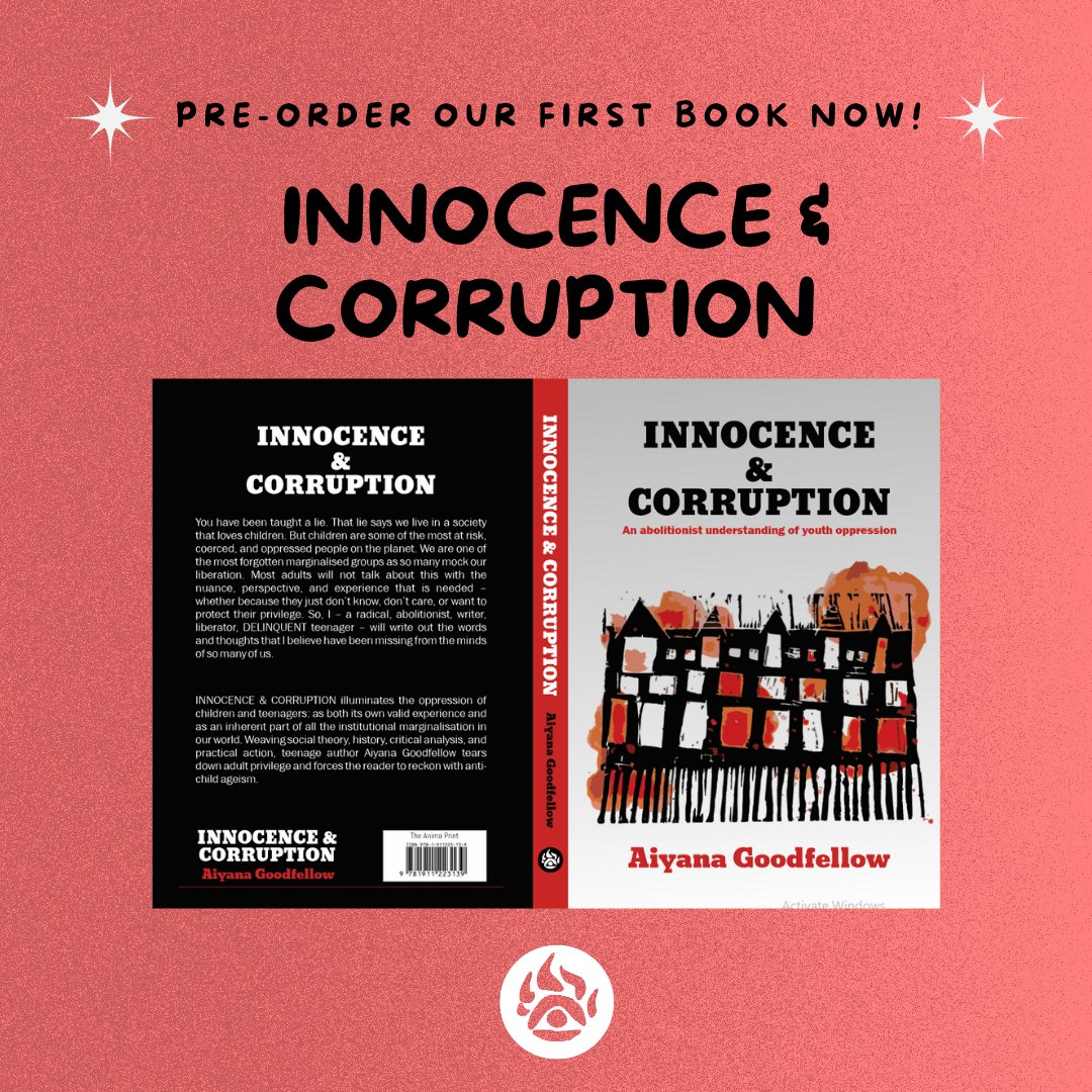 EsheKiamaZuri's tweet photo. We set up a not for profit micro-publishing project to print revolutionary books + I am in tears w how much I love it ❤️ pre order Aiyana Goodfellow's new book (essential read on ageism by a child) INNOCENCE &amp; CORRUPTION through our Kickstarter today! https://t.co/qprcMLaBfE https://t.co/cDu0AbpuN4