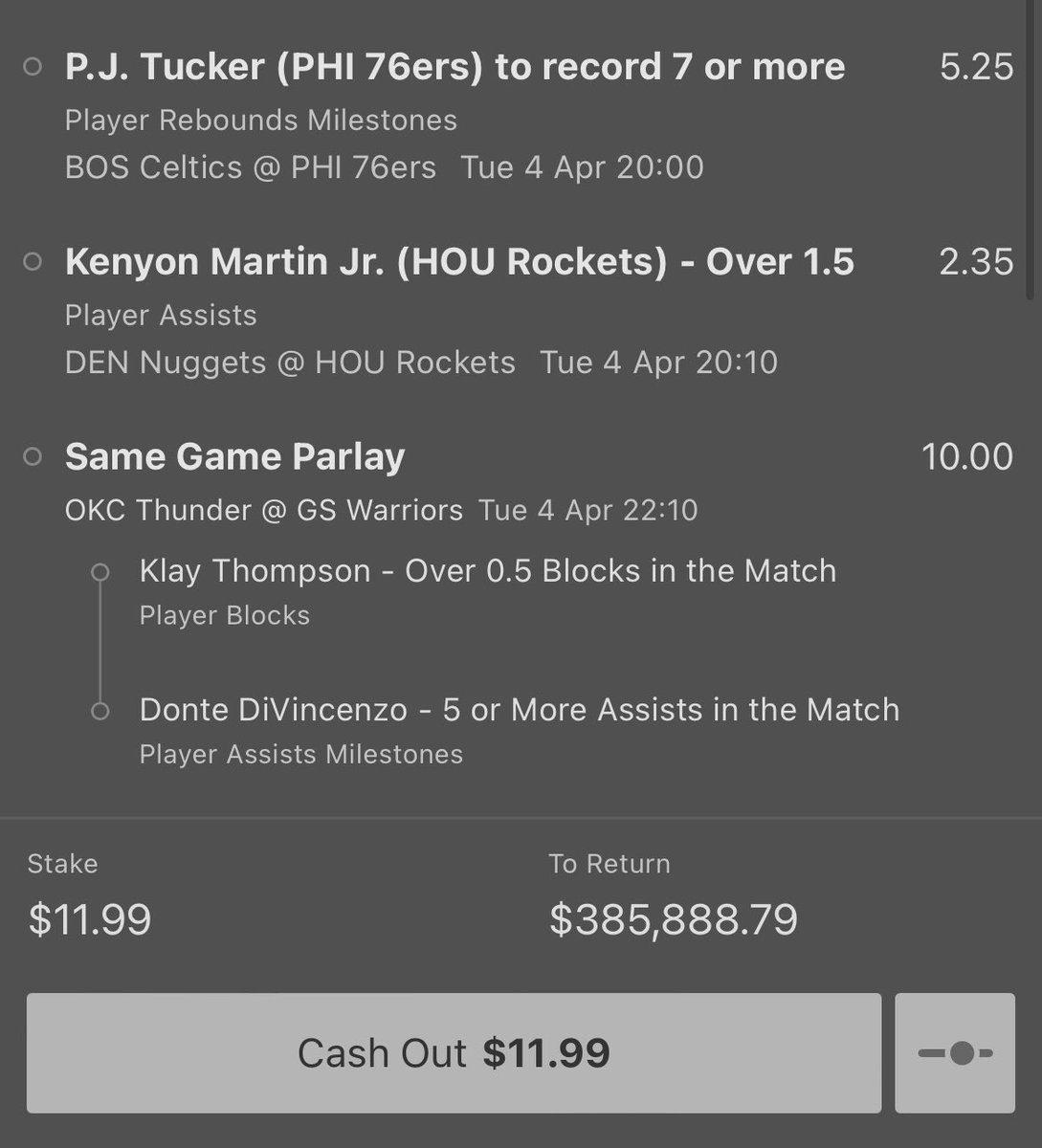 LazarusPitBets's tweet photo. #GambingTwitter 10K to a random person who likes and retweets if this ticket hits . https://t.co/lUlMdjZePe