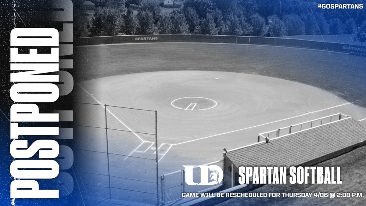 University of Dubuque Spartans (@udubuquesports) on Twitter photo Due to weather forecasted for today, <a href="/DubuqueSoftball/">University of Dubuque Softball</a> DH at Coe has been moved to Thursday at 2:00 p.m. Due to weather forecasted for today, <a href="/DubuqueSoftball/">University of Dubuque Softball</a> DH at Coe has been moved to Thursday at 2:00 p.m.