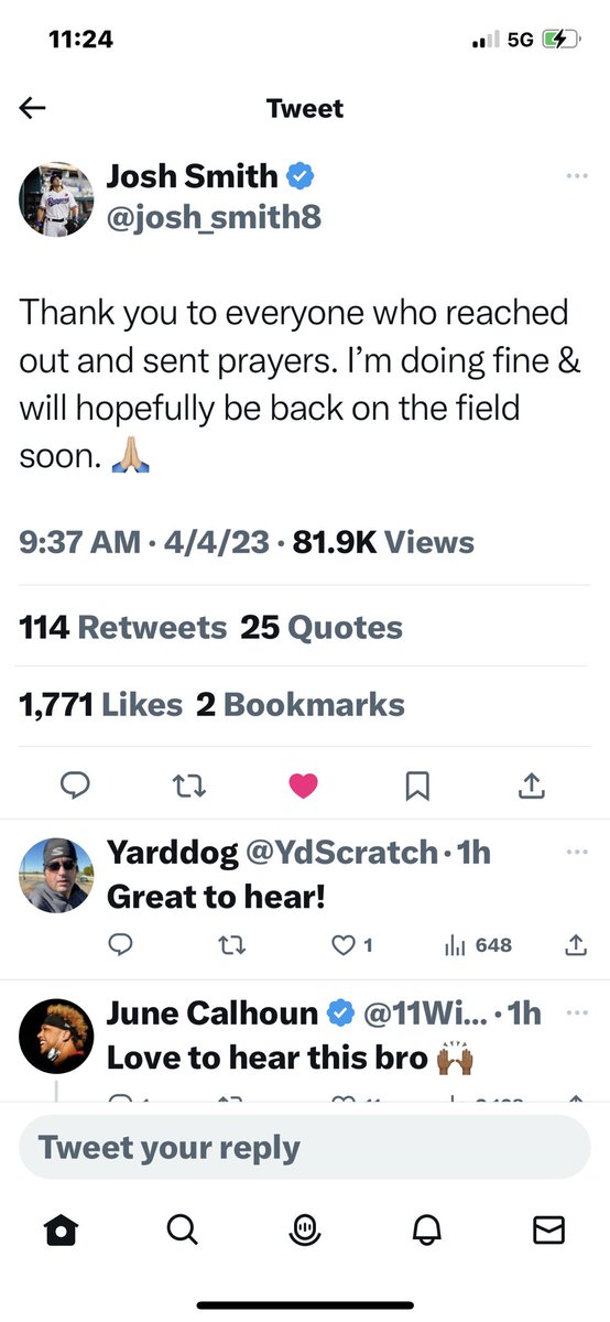 sksmith91's tweet photo. Toughest DUDE I know !!! ⁦@josh_smith8⁩ https://t.co/Oc2hvok7Is