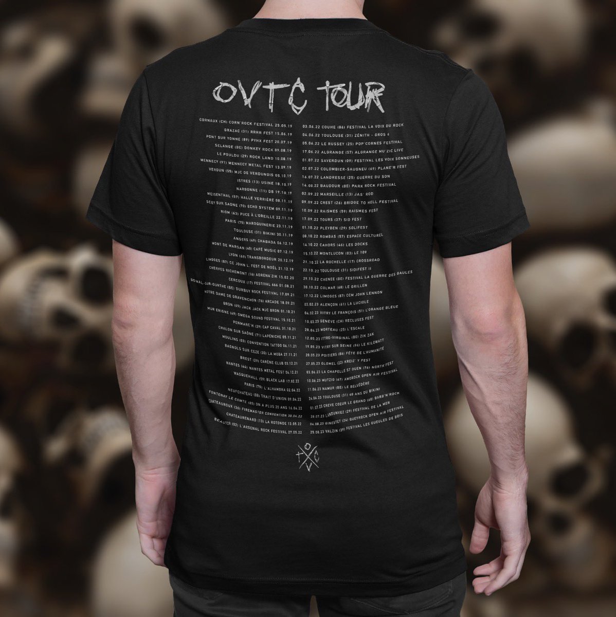Sidilarsen's tweet photo. Nouveau T-shirt OVTC TOUR en préco sur SIDISTORE avec toutes les dates de cette incroyable tournée !!! 🔥❤️

Artwork : @jouchlab
#sidilarsen #ovtc #ovtctour #merch #sidistore #metal https://t.co/ZxjzwLEU1U