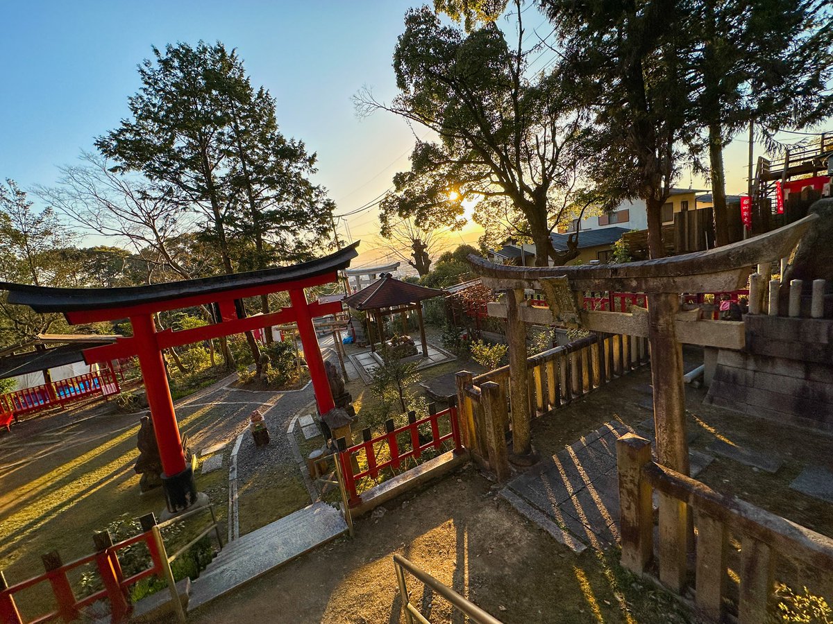 Kyoto stunning at sunset 🌅⛩️♥️