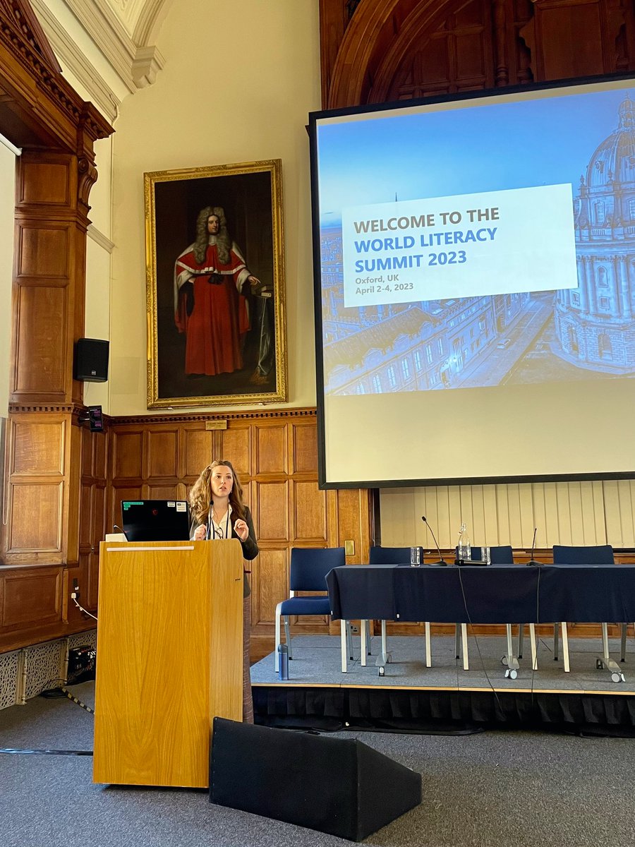 Proud beyond words to see my best friend, former colleague and personal journalism hero <a href="/NataliePateGwin/">Natalie Pate</a> speak about her prison literacy series at the World Literacy Summit at Oxford.