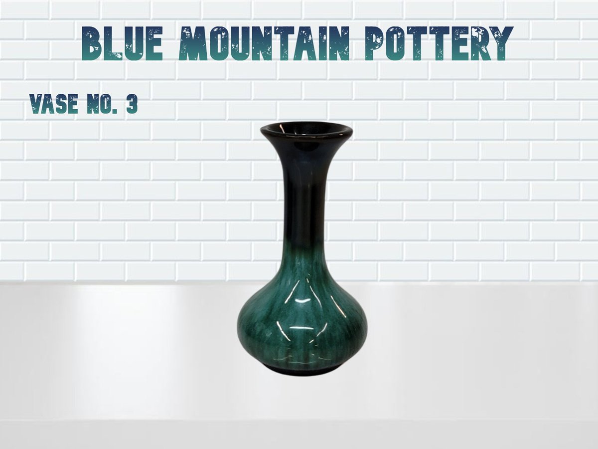 Blue Mountain Pottery Vases tuppu.net/c532c3e0 #kitchenconnection #Etsy #AntiqueVase