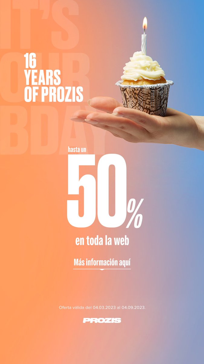 OrianaGrazia's tweet image. ¡Felices 16 #Prozis ! 🎂 prozis.com/z5kD @prozisofficial #prozisusa #exceedyourself #fitness
