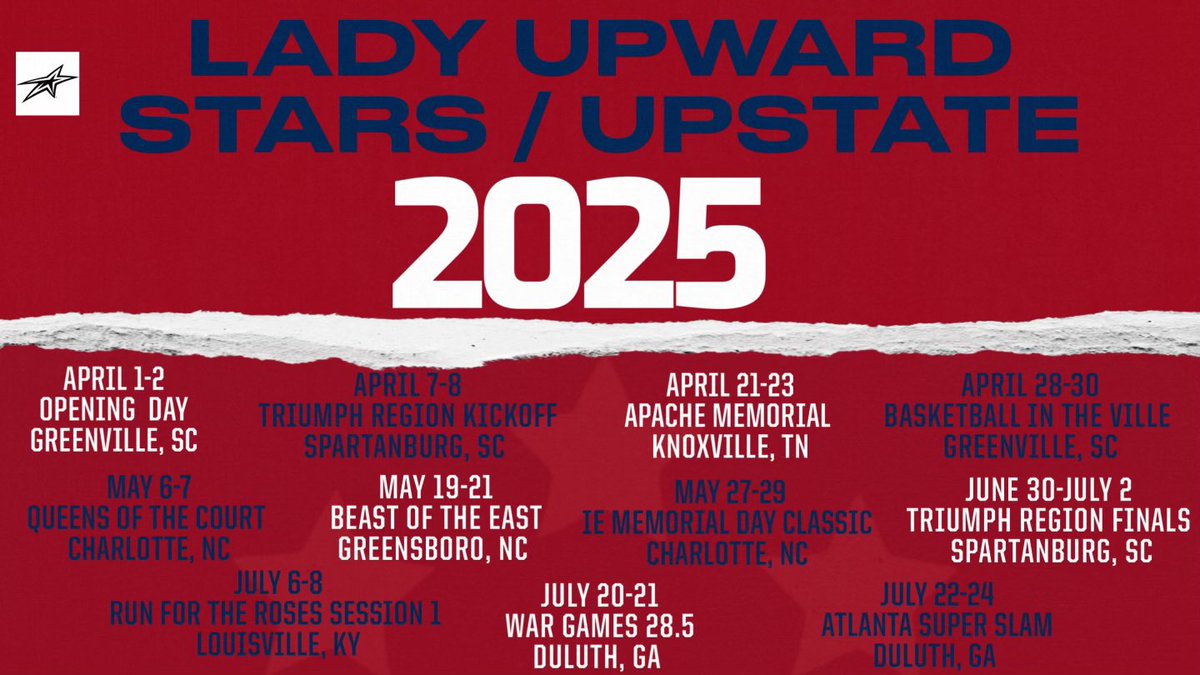 Schedule for aau this season. Ready to ball out ‼️