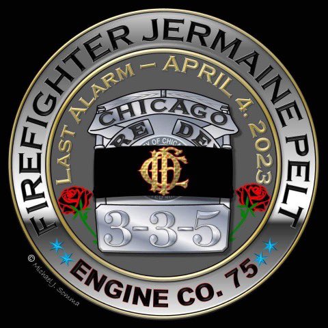 Firefighter Jermaine Pelt is now in the hands of the Cook County Medical Examiner.