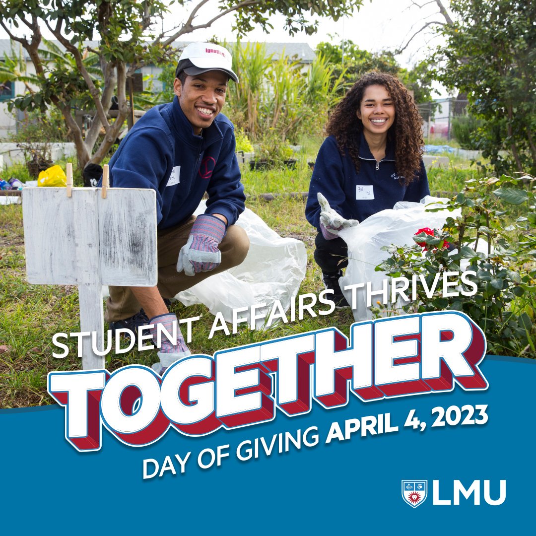 Today is the day! If you're able, we would be honored to have you support the work of the Pam Rector Center for Service and Action today as #LMUGivesTogether

givecampus.com/campaigns/3240…