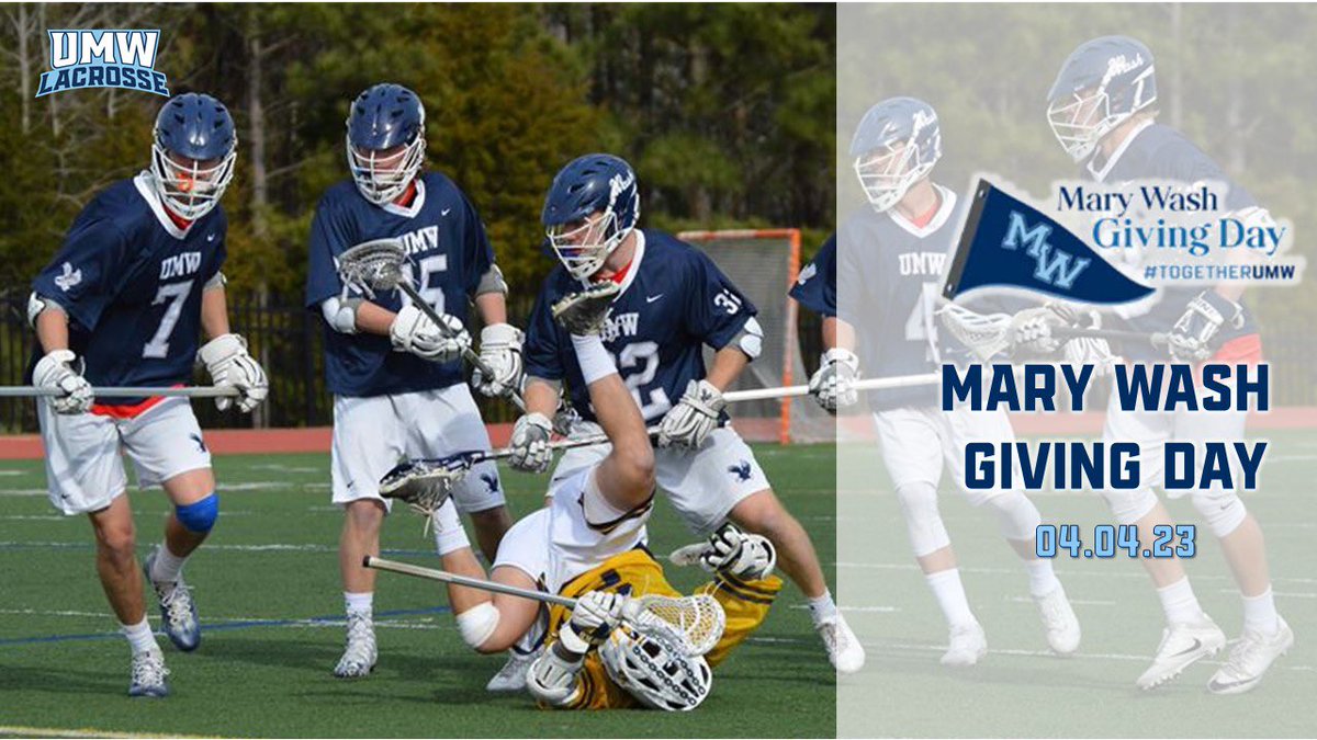 Please consider making a donation to the Friends of Men’s Lacrosse 

givingday.umw.edu/giving-day/641…