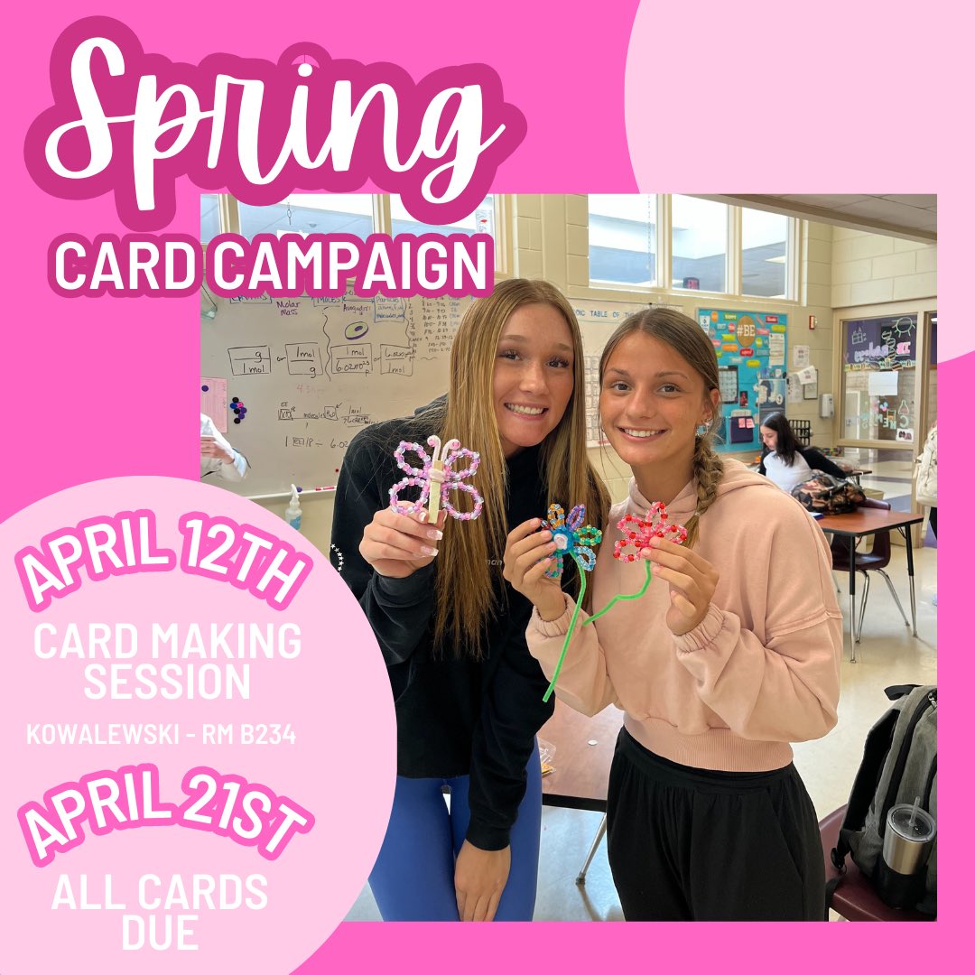 bayport_gg's tweet image. Our Spring Card Campaign is still in full swing! We will be having a card making session next week Wednesday during Pirate Time🌷 All cards are due April 21st🤗

More important information to come later this week! #ggmovement