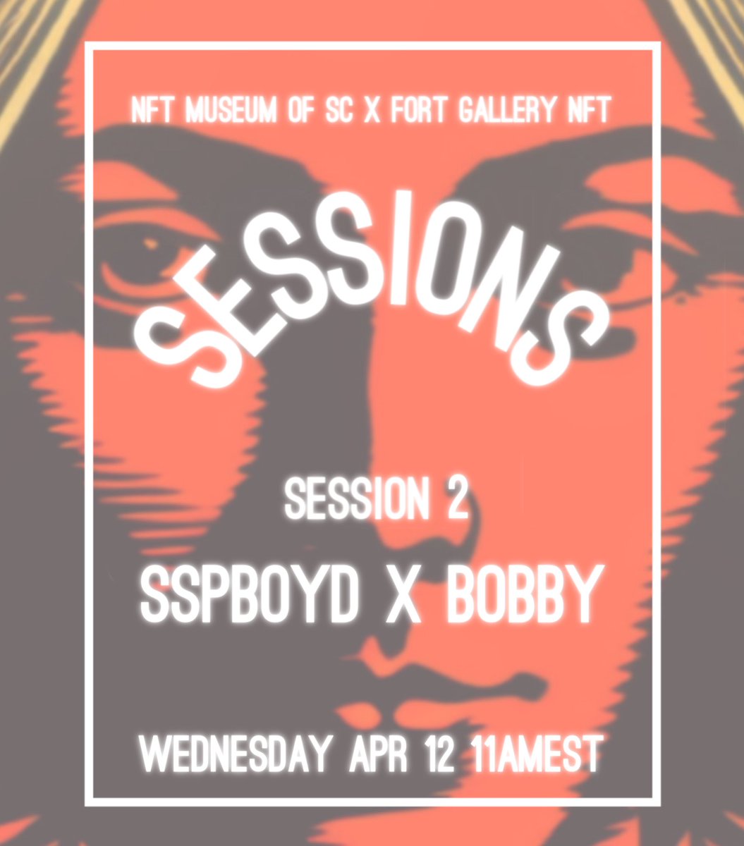 FORT x NFT Museum are proud to present SESSIONS

an ongoing exhibition of collaborative generative art on <a href="/fx_hash_/">fxhash</a> 

SESSIONS Drop 2
<a href="/sspboyd/">sspboyd</a> x <a href="/mantisgallery/">Bobby</a> 

[Notifications ON <a href="/NFTMuseumSC/">NFT Museum of Newberry, SC</a> + <a href="/fort_nft/">Fort Gallery NFT</a> for drop dates &amp; creator announcements]

#SESSIONS #fxhash